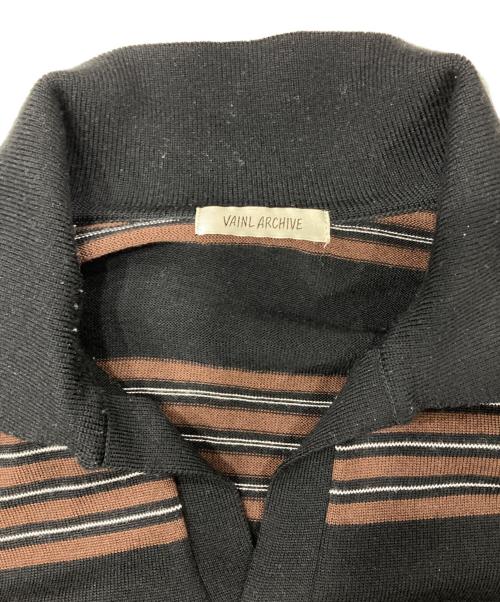 vainl archive（ヴァイナルアーカイブ）VAINL ARCHIVE (ヴァイナルアーカイブ) DANIEL-SB ブラウン×ブラック サイズ:Sの古着・服飾アイテム