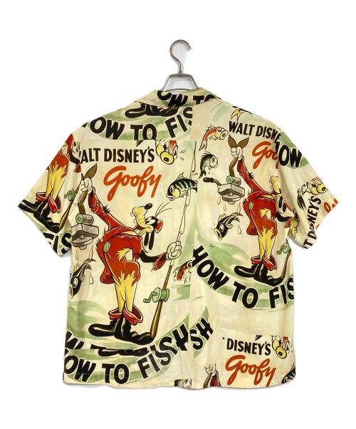 Porter Classic（ポータークラシック）Porter Classic (ポータークラシック) Disney (ディズニー) ALOHA SHIRT ベージュ サイズ:Sの古着・服飾アイテム