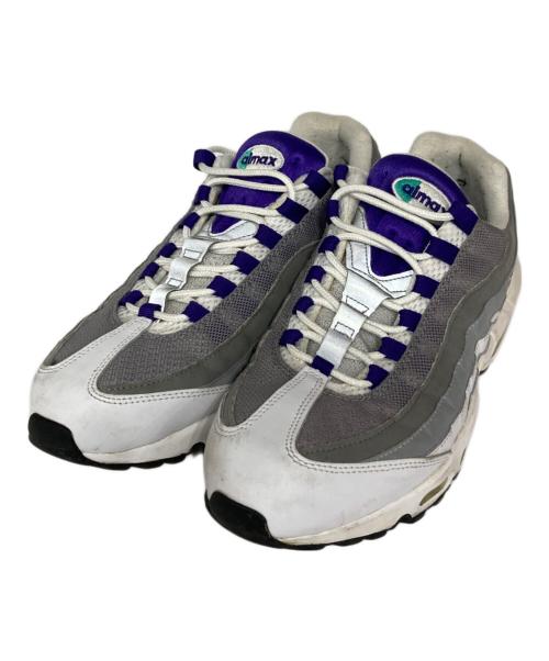 NIKE（ナイキ）NIKE (ナイキ) AIR MAX 95 OG ホワイト×パープル サイズ:US10の古着・服飾アイテム