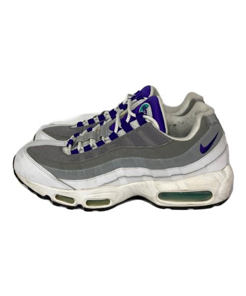 NIKE（ナイキ）NIKE (ナイキ) AIR MAX 95 OG ホワイト×パープル サイズ:US10の古着・服飾アイテム