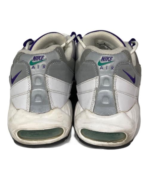 NIKE（ナイキ）NIKE (ナイキ) AIR MAX 95 OG ホワイト×パープル サイズ:US10の古着・服飾アイテム