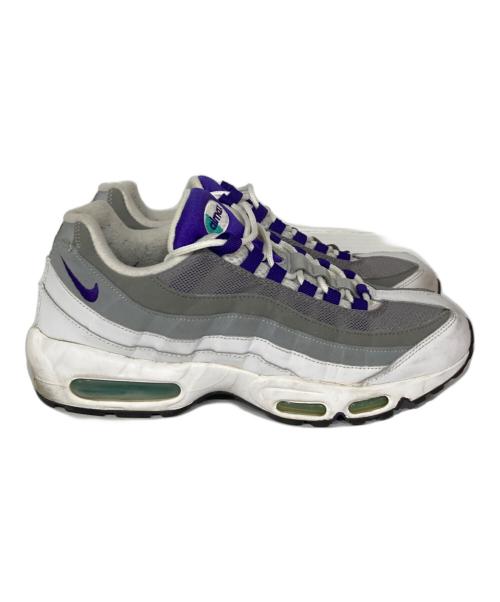 NIKE（ナイキ）NIKE (ナイキ) AIR MAX 95 OG ホワイト×パープル サイズ:US10の古着・服飾アイテム