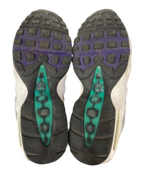 NIKE（ナイキ）NIKE (ナイキ) AIR MAX 95 OG ホワイト×パープル サイズ:US10の古着・服飾アイテム