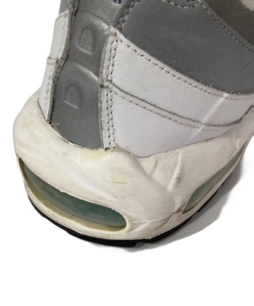 NIKE（ナイキ）NIKE (ナイキ) AIR MAX 95 OG ホワイト×パープル サイズ:US10の古着・服飾アイテム