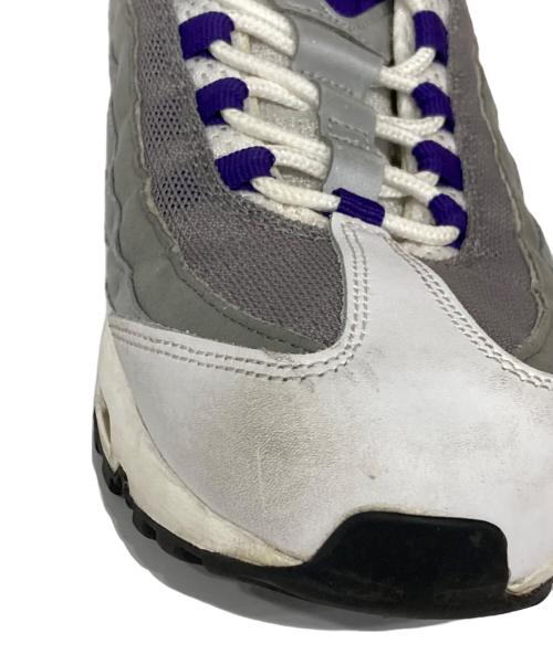 NIKE（ナイキ）NIKE (ナイキ) AIR MAX 95 OG ホワイト×パープル サイズ:US10の古着・服飾アイテム