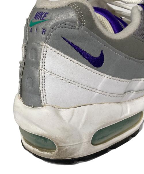 NIKE（ナイキ）NIKE (ナイキ) AIR MAX 95 OG ホワイト×パープル サイズ:US10の古着・服飾アイテム