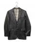 BURBERRY BLACK LABEL（バーバリーブラックレーベル）の古着「ラムレザージャケット」｜ブラック