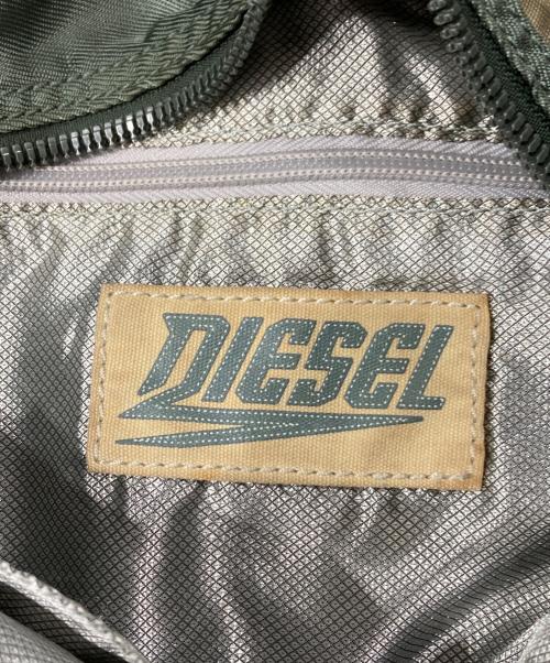 DIESEL（ディーゼル）DIESEL (ディーゼル) ミリタリーハンドバッグ ベージュ×カーキの古着・服飾アイテム