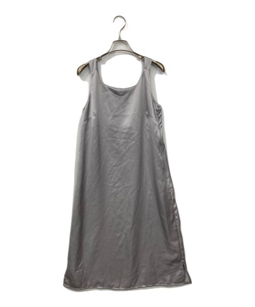 ADELLY（アデリー）adelly (アデリー) ピンタックヨークワンピース ブルー サイズ:表記無しの古着・服飾アイテム