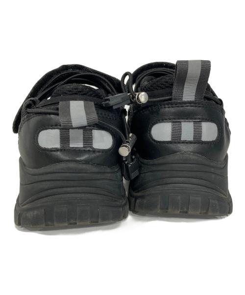 Rockfish Weatherwear（ロックフィッシュウェザーウェア）Rockfish Weatherwear (ロックフィッシュウェザーウェア) BRYN VELCRO SNEAKERS ブラック サイズ:UK3.5の古着・服飾アイテム