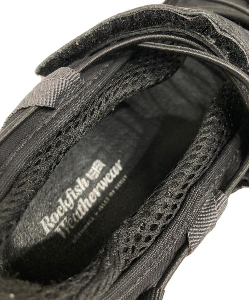 Rockfish Weatherwear（ロックフィッシュウェザーウェア）Rockfish Weatherwear (ロックフィッシュウェザーウェア) BRYN VELCRO SNEAKERS ブラック サイズ:UK3.5の古着・服飾アイテム