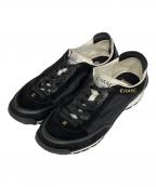 CHANELシャネル）の古着「ココマークローカットスニーカー」｜ブラック