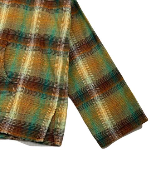 South2 West8（サウスツー ウエストエイト）south2 west8 (サウスツー ウエストエイト) チェックメキシカンパーカー ブラウン×グリーン サイズ:Mの古着・服飾アイテム