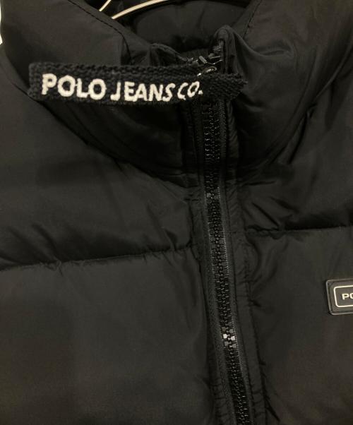 POLO JEANS CO.（ポロジーンズカンパニー）POLO JEANS CO. (ポロジーンズカンパニー) ダウンベスト ブラック サイズ:Mの古着・服飾アイテム