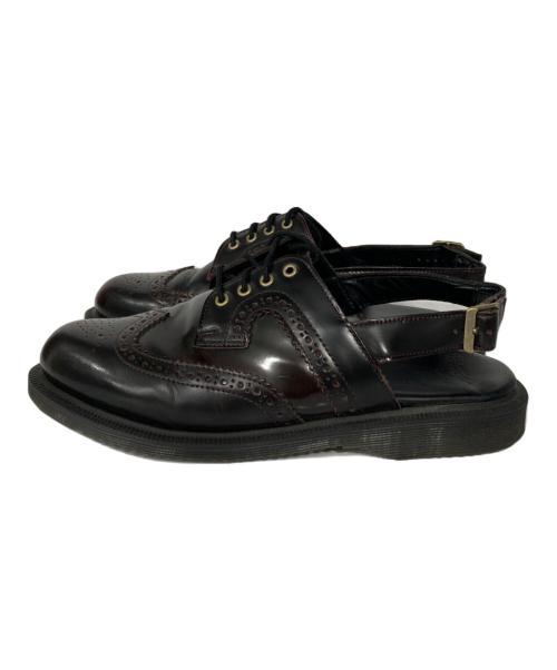 Dr.Martens（ドクターマーチン）Dr.Martens (ドクターマーチン) GEORGIANA ブラック×レッド サイズ:UK６の古着・服飾アイテム