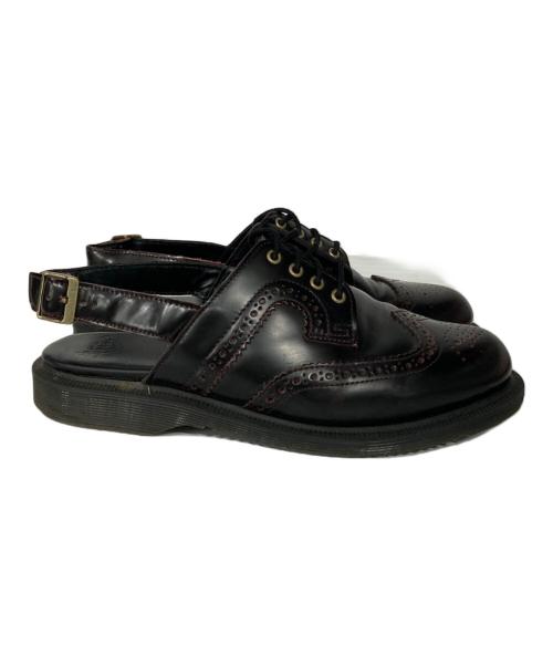 Dr.Martens（ドクターマーチン）Dr.Martens (ドクターマーチン) GEORGIANA ブラック×レッド サイズ:UK６の古着・服飾アイテム