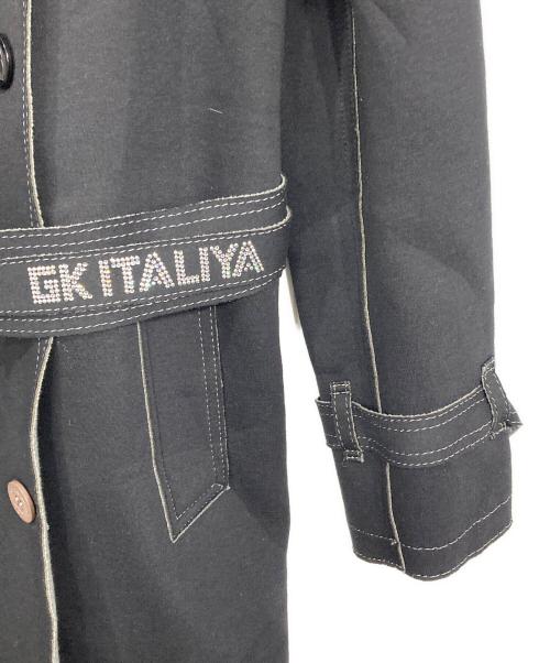 GK 伊太利屋（ジーケイイタリヤ）GK 伊太利屋 (ジーケイイタリヤ) トレンチコート ブラック サイズ:9 未使用品の古着・服飾アイテム