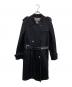 GK 伊太利屋（ジーケイイタリヤ）の古着「トレンチコート」｜ブラック