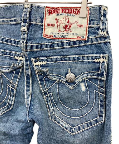 TRUE RELIGION（トゥルー レリジョン）TRUE RELIGION (トゥルー レリジョン) BILLY SUPER T デニムパンツ インディゴ サイズ:28の古着・服飾アイテム