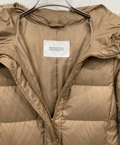 MACKINTOSH PHILOSOPHY（マッキントッシュ フィロソフィー）MACKINTOSH PHILOSOPHY (マッキントッシュ フィロソフィー) ダウンコート ベージュ サイズ:36の古着・服飾アイテム