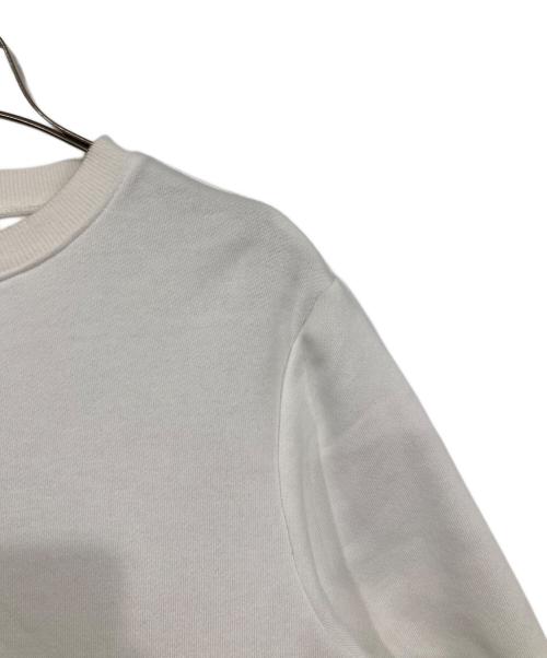 YORI（ヨリ）YORI (ヨリ) 速乾裏毛ティアードフリルカットソー ホワイト サイズ:Fの古着・服飾アイテム