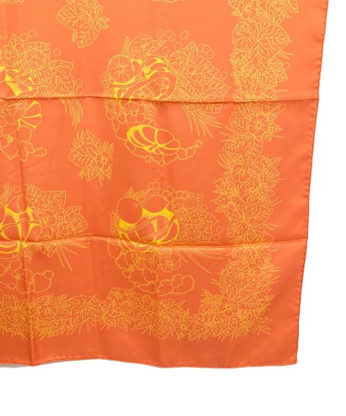 HERMES（エルメス）HERMES (エルメス) カレ90 オレンジの古着・服飾アイテム