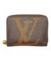 LOUIS VUITTON（ルイ ヴィトン）の古着「モノグラム・ジャイアント キャンバス/ジッピー・コインパース」｜ブラウン