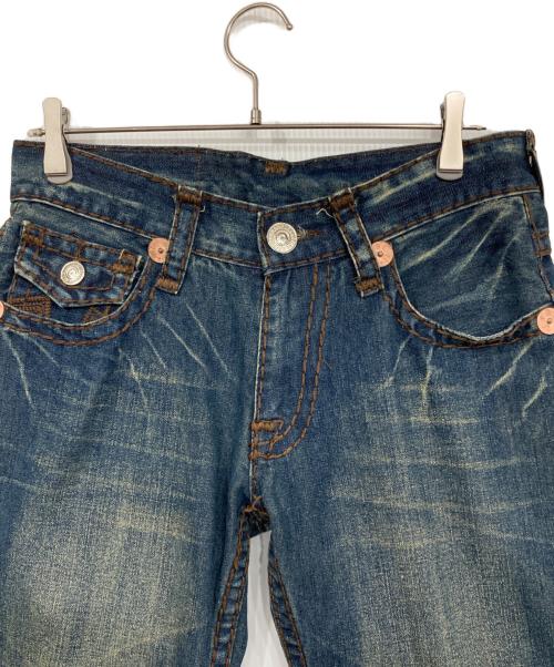 TRUE RELIGION（トゥルー レリジョン）TRUE RELIGION (トゥルー レリジョン) ステッチデニムパンツ インディゴ サイズ:32の古着・服飾アイテム