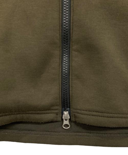 BRIEFING（ブリーフィング）BRIEFING (ブリーフィング) エンボスロゴWジップパーカー カーキ サイズ:Mの古着・服飾アイテム