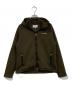 BRIEFING（ブリーフィング）の古着「エンボスロゴWジップパーカー」｜カーキ