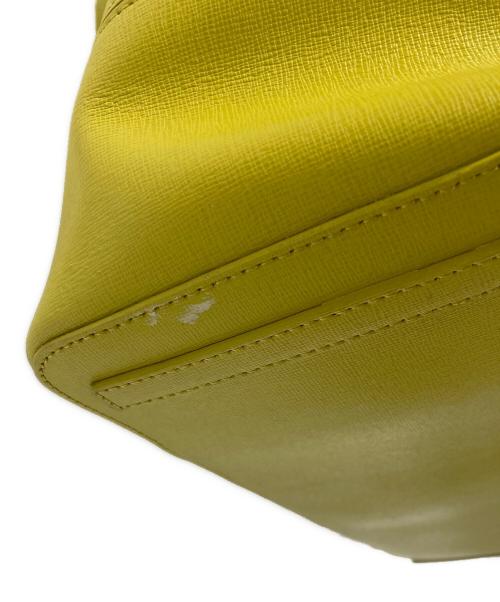 FURLA（フルラ）FURLA (フルラ) ポーチ付きトートバッグ イエローの古着・服飾アイテム