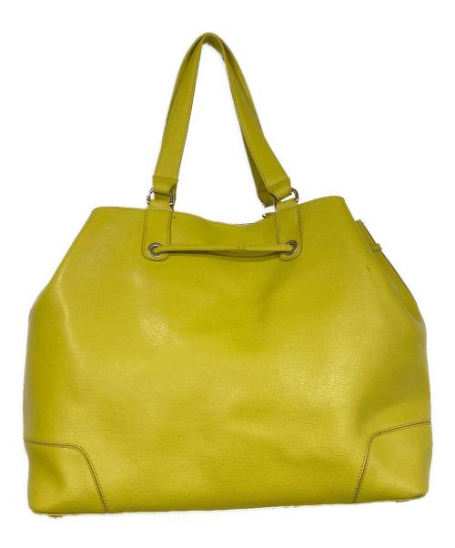 FURLA（フルラ）FURLA (フルラ) ポーチ付きトートバッグ イエローの古着・服飾アイテム
