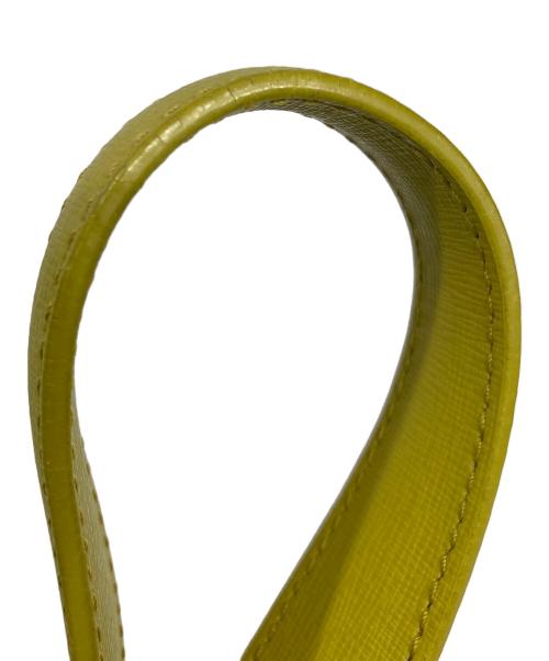 FURLA（フルラ）FURLA (フルラ) ポーチ付きトートバッグ イエローの古着・服飾アイテム