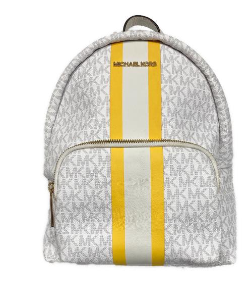 MICHAEL KORS（マイケル・コース）MICHAEL KORS (マイケル・コース) リュック ホワイトの古着・服飾アイテム
