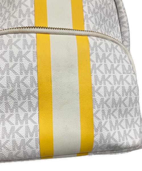 MICHAEL KORS（マイケル・コース）MICHAEL KORS (マイケル・コース) リュック ホワイトの古着・服飾アイテム