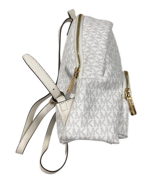 MICHAEL KORS（マイケル・コース）MICHAEL KORS (マイケル・コース) リュック ホワイトの古着・服飾アイテム