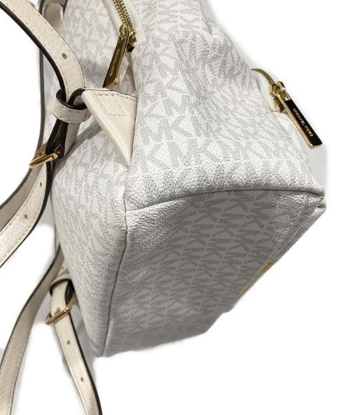 MICHAEL KORS（マイケル・コース）MICHAEL KORS (マイケル・コース) リュック ホワイトの古着・服飾アイテム