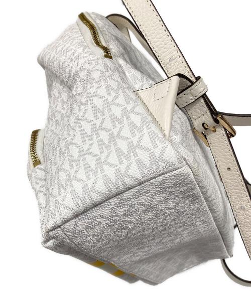 MICHAEL KORS（マイケル・コース）MICHAEL KORS (マイケル・コース) リュック ホワイトの古着・服飾アイテム