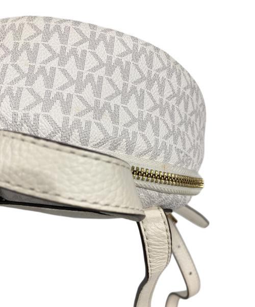 MICHAEL KORS（マイケル・コース）MICHAEL KORS (マイケル・コース) リュック ホワイトの古着・服飾アイテム