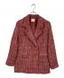 Resexxy（リゼクシー）の古着「ツイードジャケット」｜レッド