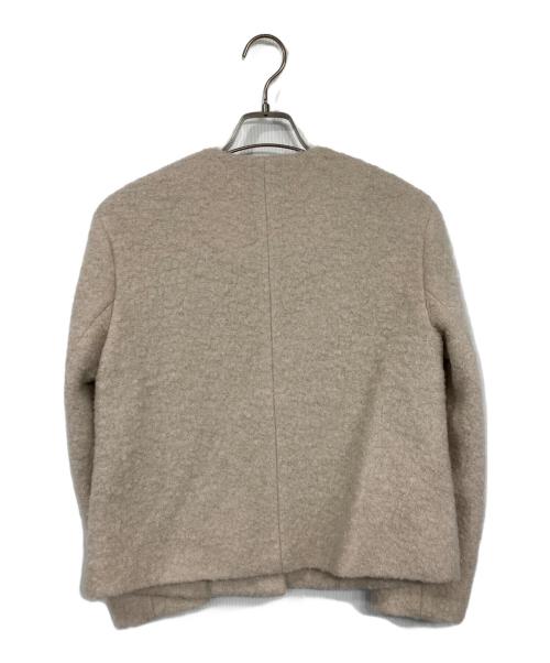 MACKINTOSH PHILOSOPHY（マッキントッシュ フィロソフィー）MACKINTOSH PHILOSOPHY (マッキントッシュ フィロソフィー) ノーカラージャケット ベージュ サイズ:Mの古着・服飾アイテム