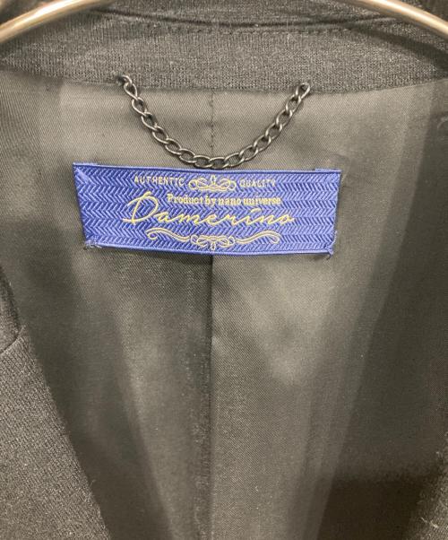 nano・universe（ナノ・ユニバース）nano・universe (ナノ・ユニバース) ダメリーノ ハイテンションツイル セットアップ ブラック サイズ:Mの古着・服飾アイテム