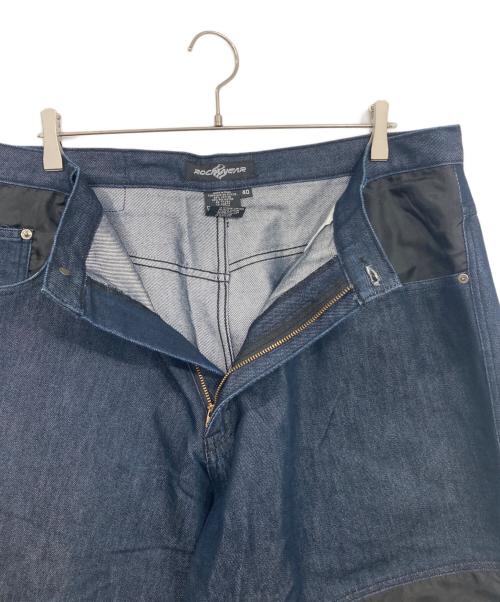 ROCA WEAR（ロカウェア）ROCA WEAR (ロカウェア) 切替デニムパンツ インディゴ サイズ:40の古着・服飾アイテム