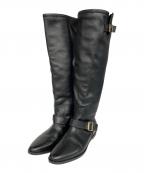 Brentaブレンタ）の古着「バックルロングブーツ」｜ブラック