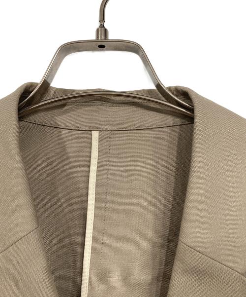 green label relaxing（グリーンレーベルリラクシング）green label relaxing (グリーンレーベルリラクシング) リネンブレンドダブルジャケット ベージュ サイズ:36の古着・服飾アイテム