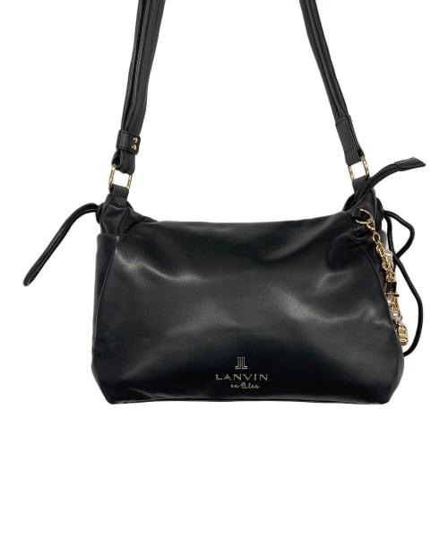 LANVIN en Bleu（ランバンオンブルー）LANVIN en Bleu (ランバンオンブルー) ショルダーバッグ ブラックの古着・服飾アイテム