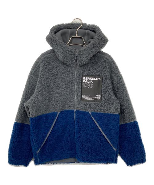 THE NORTH FACE（ザ ノース フェイス）THE NORTH FACE (ザ ノース フェイス) LYMAN FLEECE HOODIE グレー×ブルー サイズ:XSの古着・服飾アイテム