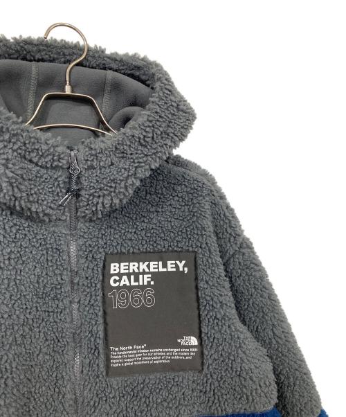 THE NORTH FACE（ザ ノース フェイス）THE NORTH FACE (ザ ノース フェイス) LYMAN FLEECE HOODIE グレー×ブルー サイズ:XSの古着・服飾アイテム