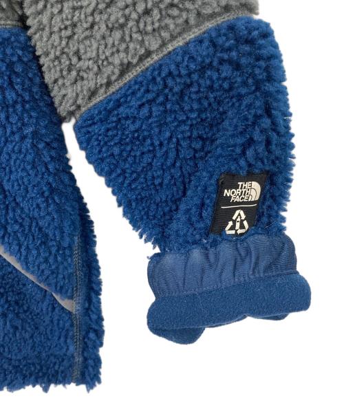 THE NORTH FACE（ザ ノース フェイス）THE NORTH FACE (ザ ノース フェイス) LYMAN FLEECE HOODIE グレー×ブルー サイズ:XSの古着・服飾アイテム