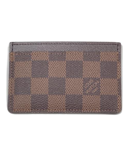 LOUIS VUITTON（ルイ ヴィトン）LOUIS VUITTON (ルイ ヴィトン) ポルト カルト・サンプール　カードケース ブラウンの古着・服飾アイテム